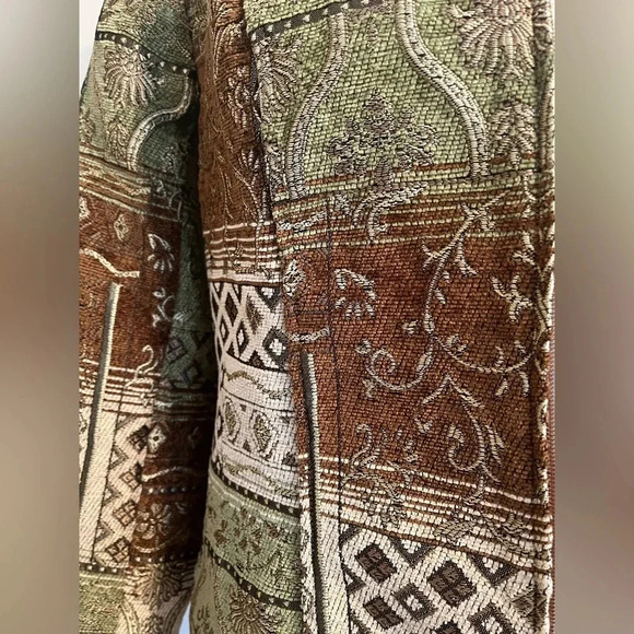 Dress Barn | Women's Jacket Blazer| Beautiful print size small - Picture 9 of 12